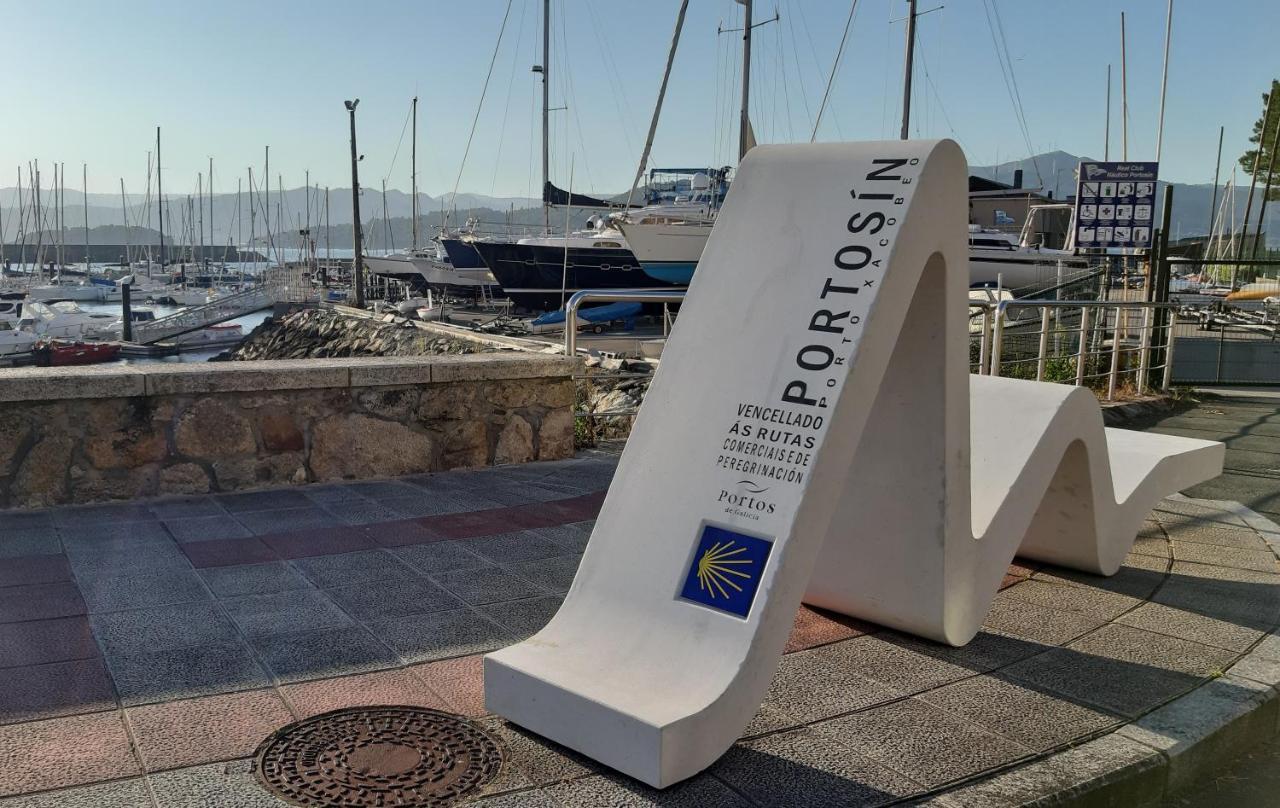 Apartamento Con Piscina En Portosin Kültér fotó