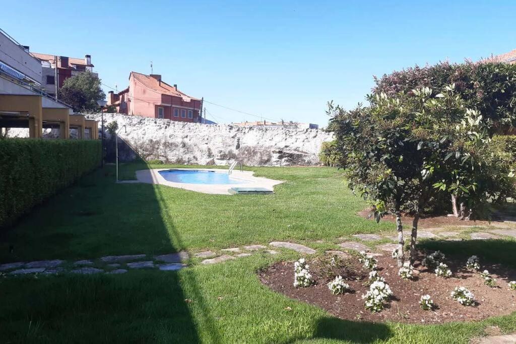 Apartamento Con Piscina En Portosin Kültér fotó